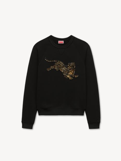 KENZO 'KENZO Jumping Tiger' embroidered sweatshirt in cotton