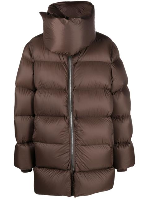 Rick Owens funnel-neck padded coat