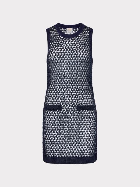 MILLY Knit Cover-Up Mini Dress