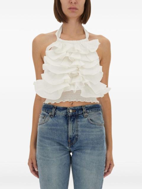 The Garment Cyprus ruffled halter top
