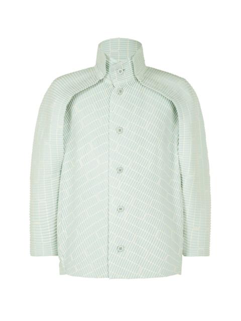 ISSEY MIYAKE EMBROIDERY PLEATS JACKET