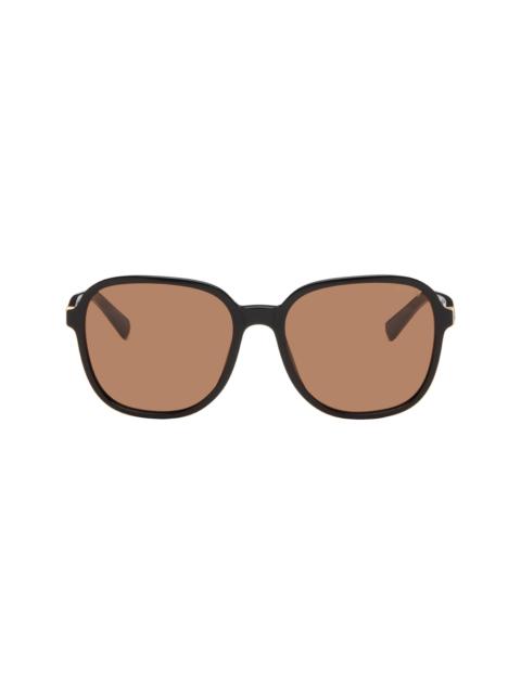 Miu Miu Black 'Miu Regard' Sunglasses