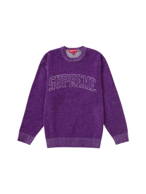 Supreme Supreme Contrast Arc Sweater Purple