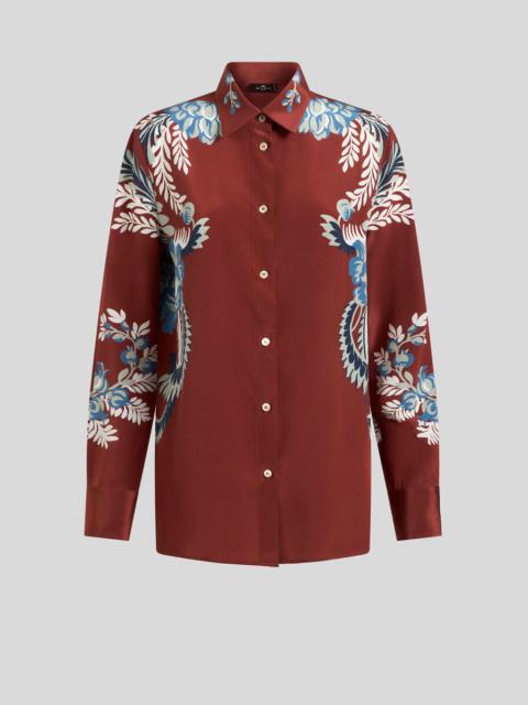 PRINTED SILK SHIRT