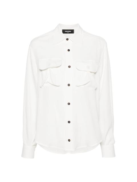 pointed-collar shirt