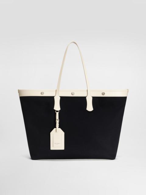 Dolce & Gabbana Atene cotton shopping bag