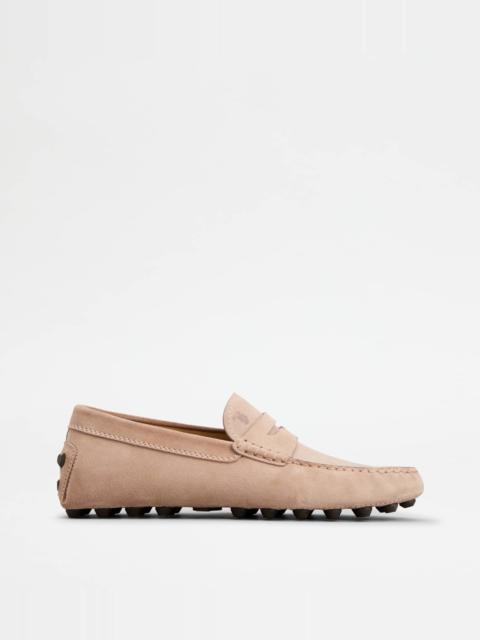 TOD'S GOMMINO BUBBLE IN SUEDE - PINK
