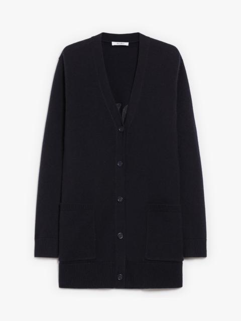 Max Mara VILLAR Wool and cashmere cardigan with sequins