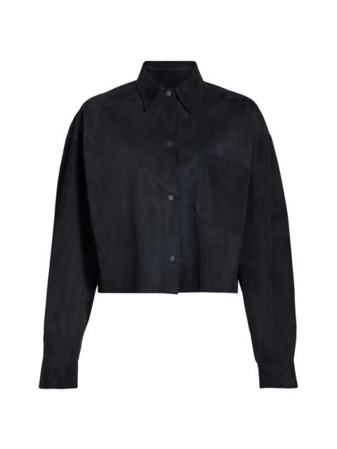 TWP Women's Little Big Joe Suede Jacket - Midnight