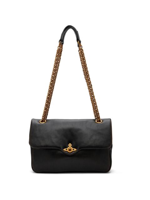 Vivienne Westwood Black Anita Medium Shoulder Bag