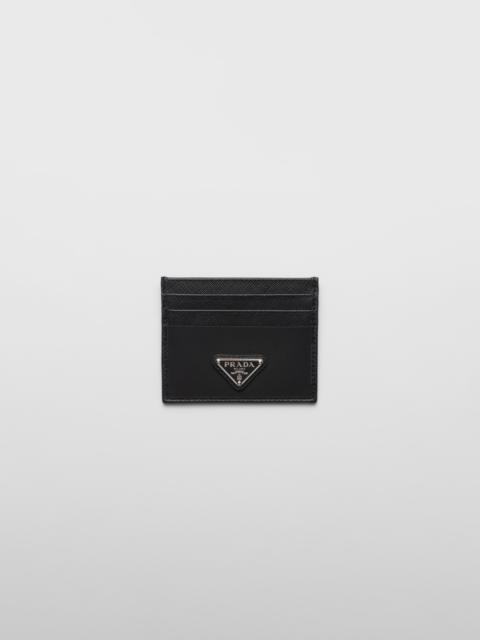 Re-Nylon and Saffiano leather card holder