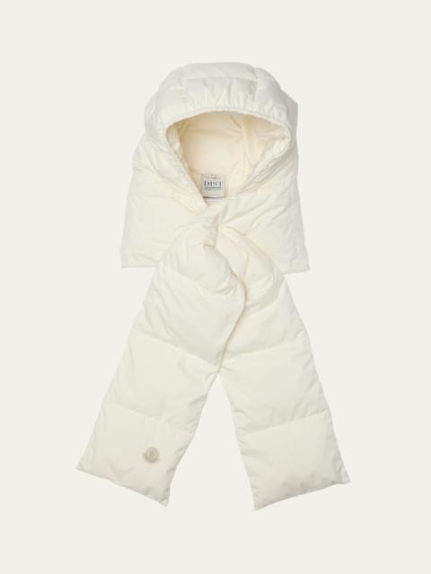 Moncler Hooded Down Scarf