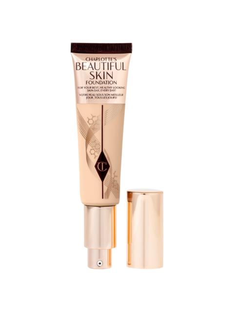 Charlotte Tilbury Beautiful Skin Medium Coverage Liquid Foundation with Hyaluronic Acid