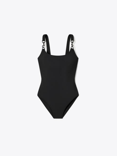 TORY BURCH Clip Tank Swimsuit