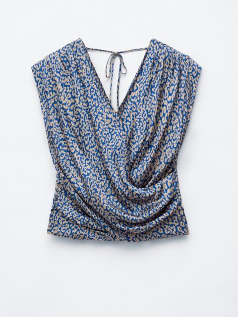& Other Stories Sleeveless Wrap Top