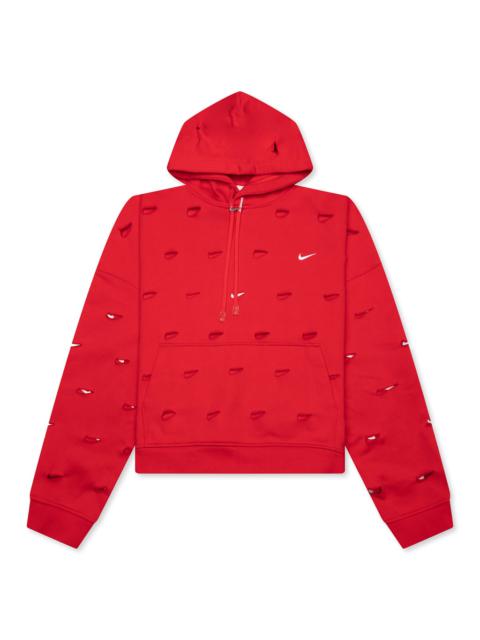 Nike NIKE X JACQUEMUS NRG HE SWOOSH HOODIE - UNIVERSITY RED