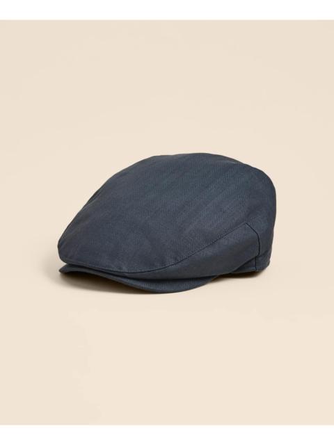 Brooks Brothers Linen Blend Herringbone Ivy Cap