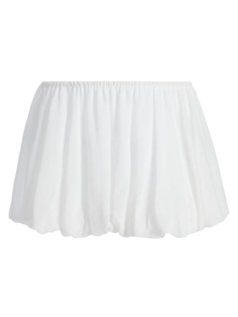 RAMY BROOK Women's Maddy Pleated Miniskirt - White