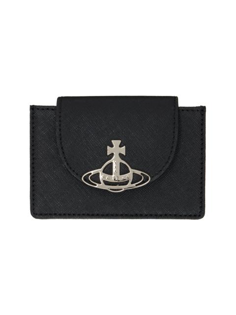 Vivienne Westwood Black Flap Card Holder