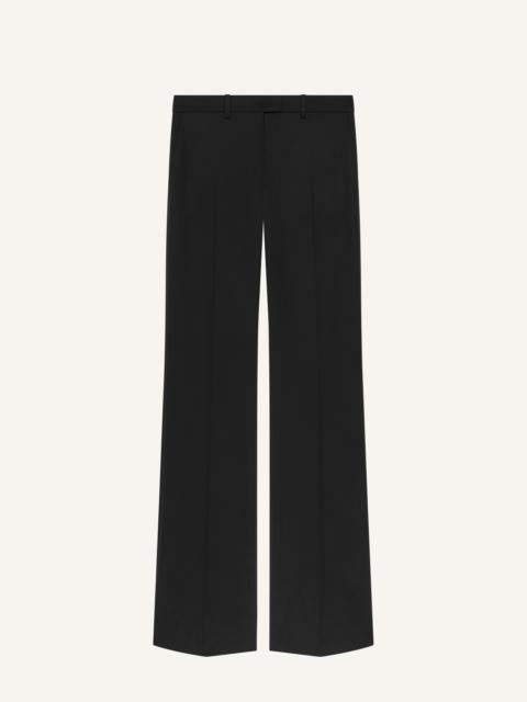 courrèges TAILORED WOOL FLARE PANTS