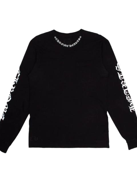 Chrome Hearts Neck Logo L/S T-Shirt "Black" CHRM0014