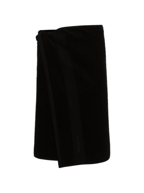 terry-cloth mini skirt