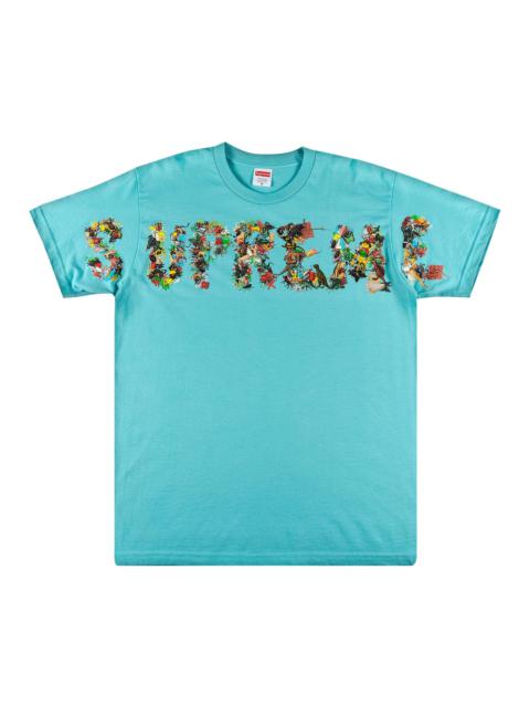 Supreme Toy Pile Tee 'Light Teal'