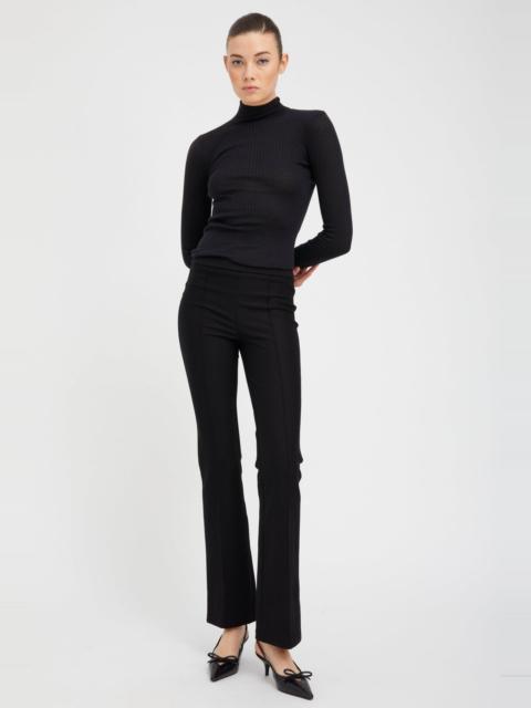 SPRWMN BLACK CASANOVA PINTUCK BOOTCUT