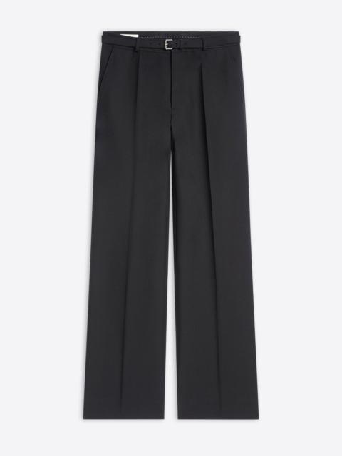 Dries Van Noten BELTED WOOL PANTS
