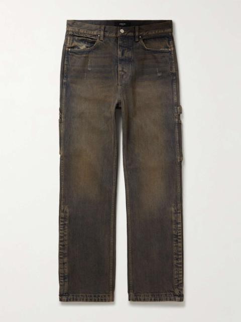 Carpenter Straight-Leg Distressed Jeans