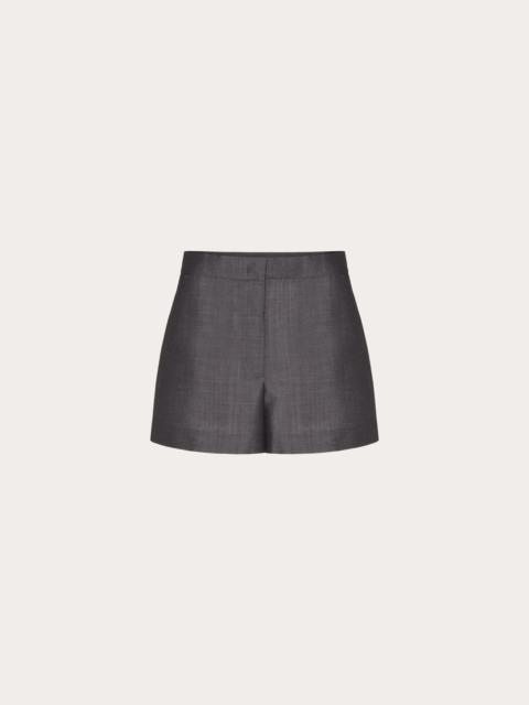 Valentino MOHAIR CANVAS SHORTS