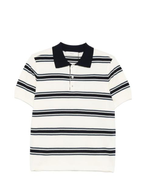 Dunst striped short-sleeve polo shirt