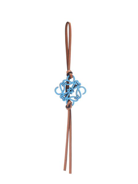 Loewe Knotted Anagram charm in calfskin