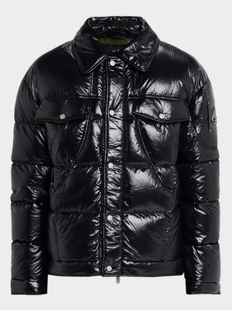 MOOSE KNUCKLES Men's Briar Quilted Down Shirt Jacket