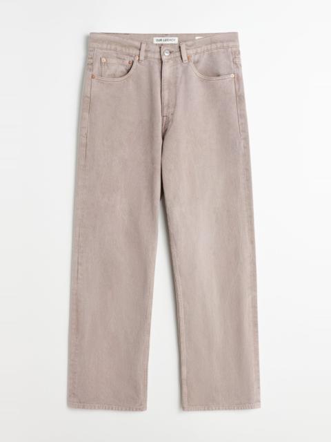 Our Legacy Third Cut Jeans Pink Cast Chain Twill