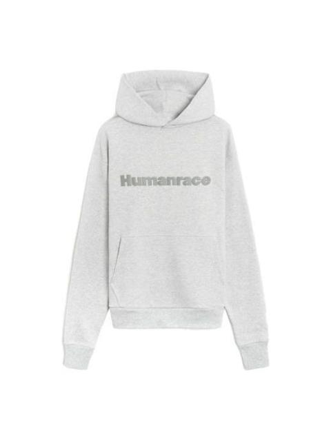 adidas x Pharrell Humanrace Logo Hoodie 'Grey Heather' HG1809