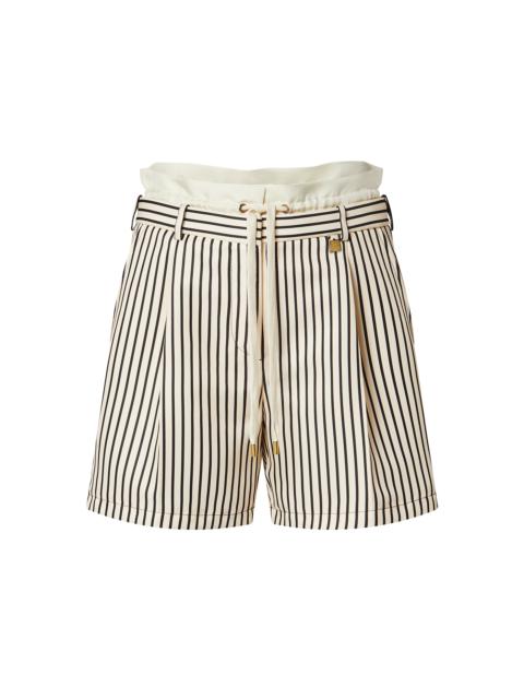 Louis Vuitton Stripe Print Trompe L’Oeil Paperbag Shorts