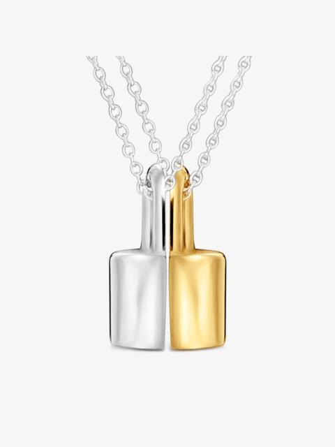TOUS Pack of two two-tone heart motif Necklaces TOUS Unlock