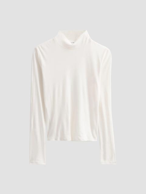 FRAME Women's The Shadow Cotton Turtleneck - Cream