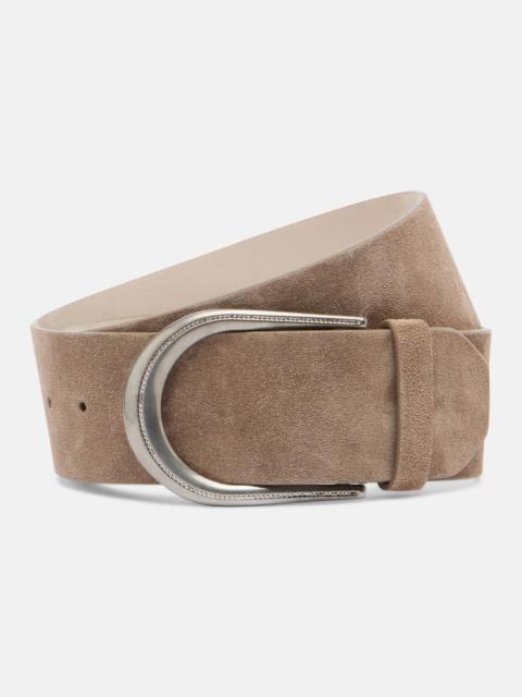 Brunello Cucinelli Monili suede belt