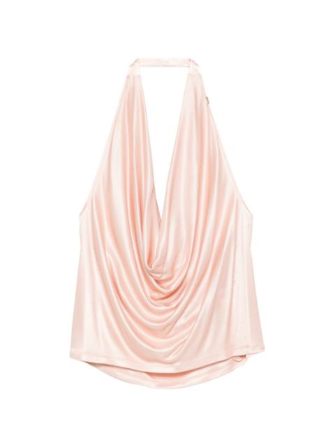 ELISABETTA FRANCHI draped halterneck top