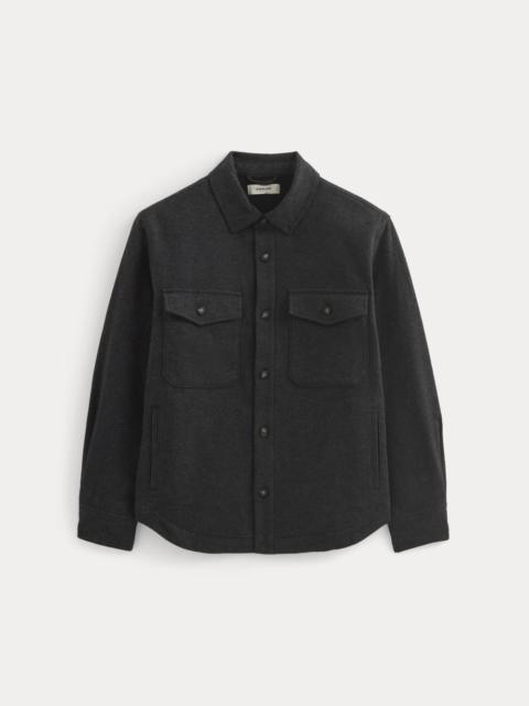 EVERLANE HEAVYWEIGHT WAFFLE TWILL OVERSHIRT