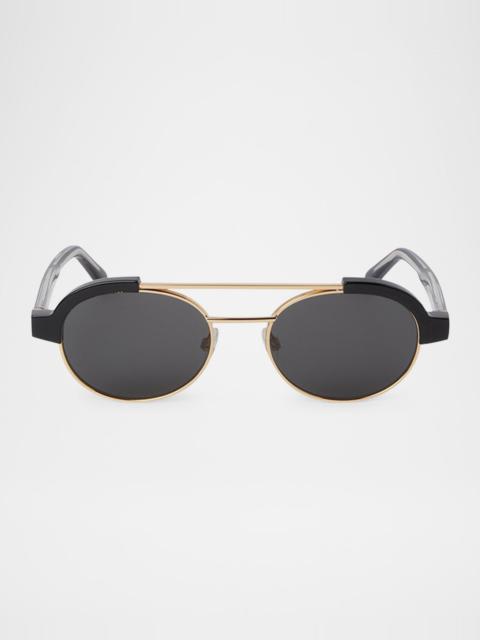 Palm Angels Artesia Round Acetate Sunglasses