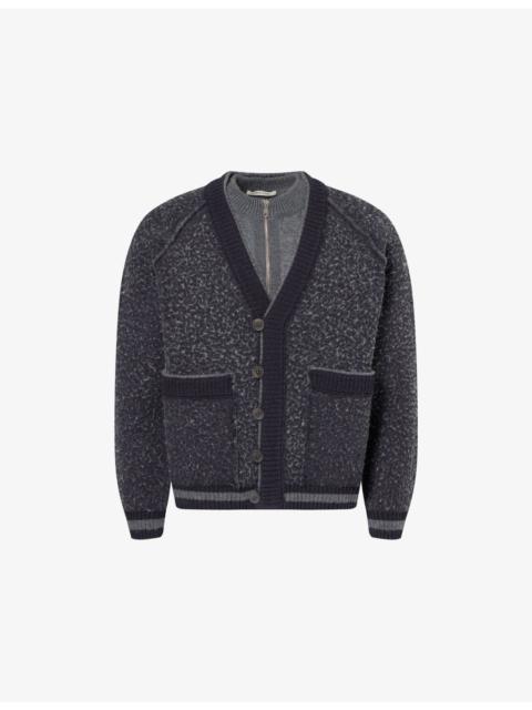 Craig Green Blanket Layered Wool-Blend Bomber Jacket