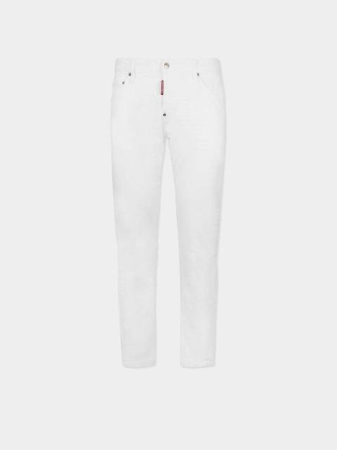 DSQUARED2 GARMENT DYED SLIM TWIST JEANS
