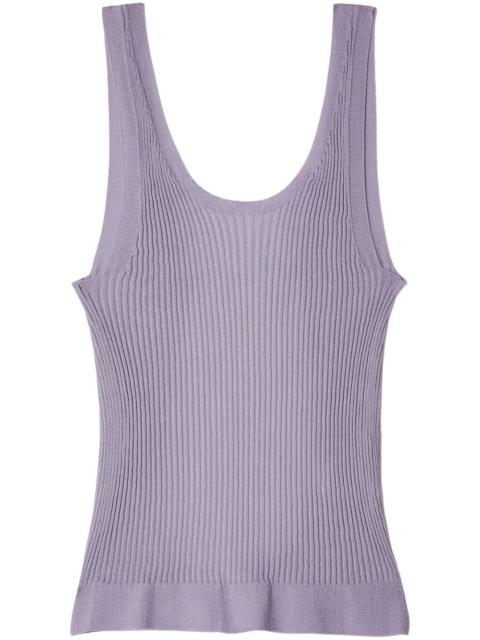 CECILIE BAHNSEN tie-fastening knitted top