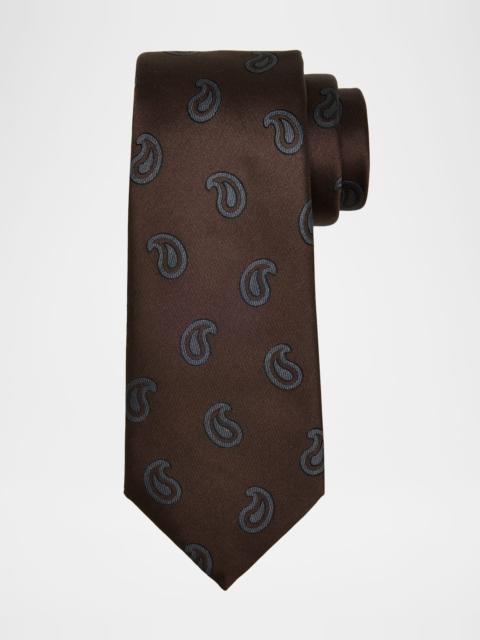 GIORGIO ARMANI Men's Jumbo Paisley Silk Tie