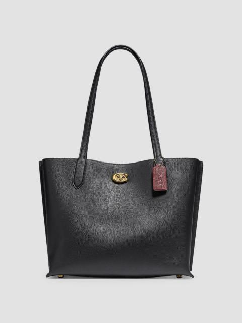 COACH Women's Willow Leather Tote - Black