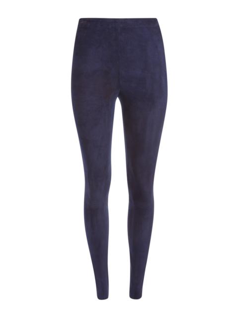 Alice + Olivia MADDOX SIDE ZIP SUEDE LEGGING