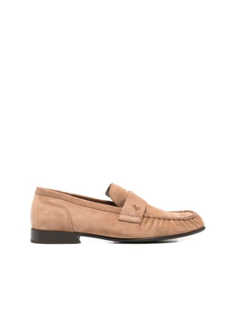 JIMMY CHOO Ellis suede loafers